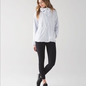 lululemon athletica white  Windbreaker Jacket